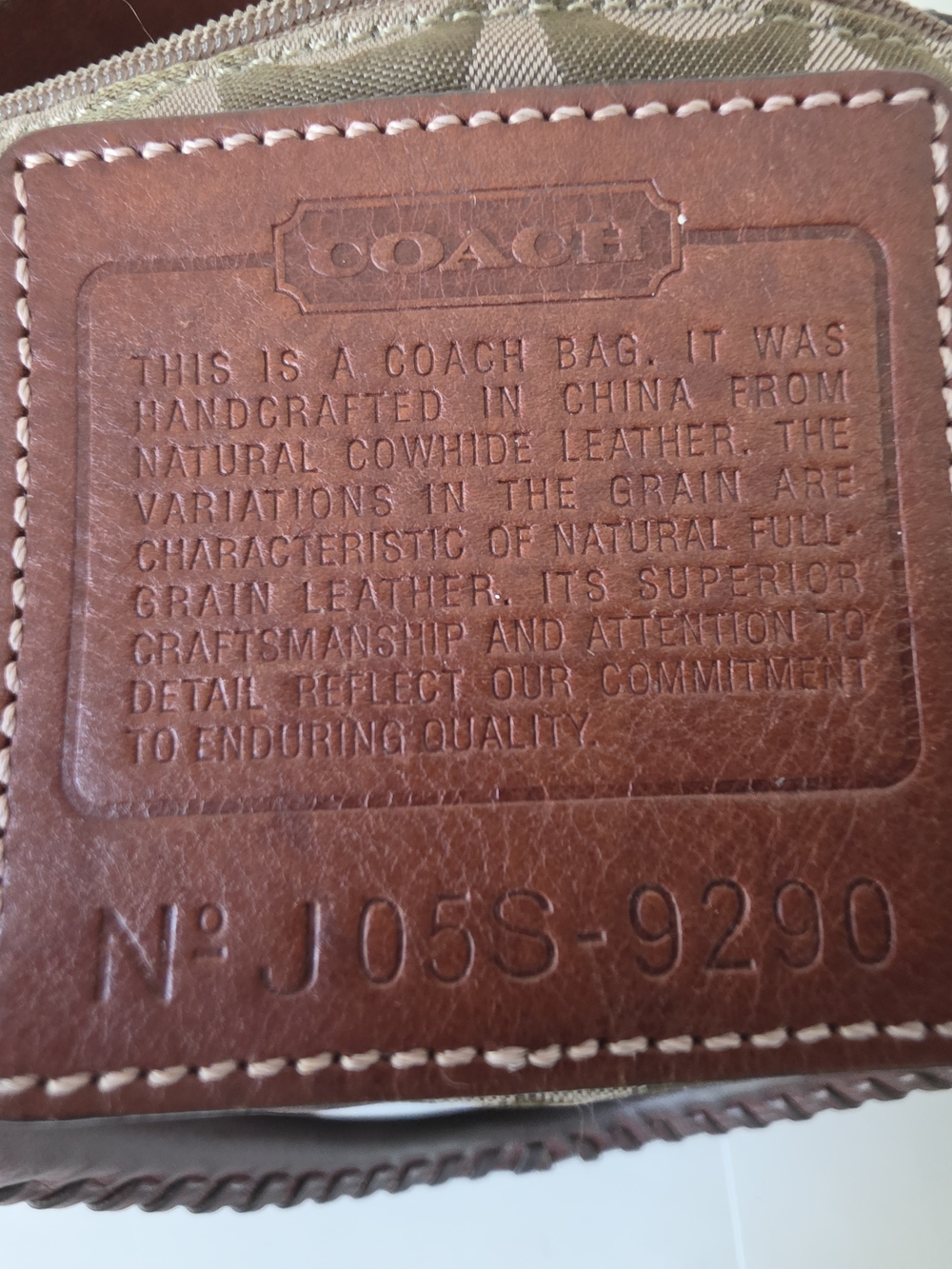 Vintage Coach Hamptons Braided Cognac Leather Carryall Bag Y2K Limited Edition - Picture 10 of 16